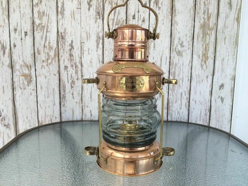 Lampe huile ancre - lampe, en