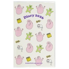 Agenda slim mensuel barbapapa - slim,