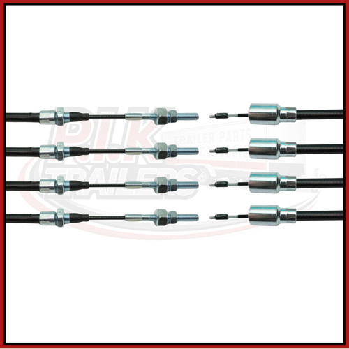Twin axle long - long, brake