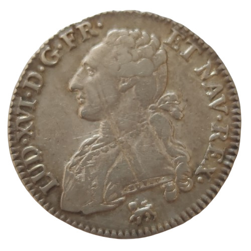 Demi ecu 1791 paris louis - demi,