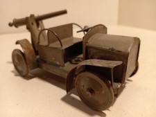 CP F Le Zebre 1910 automitrailleuse militaire tole canon plomb WW1 1/32 BE