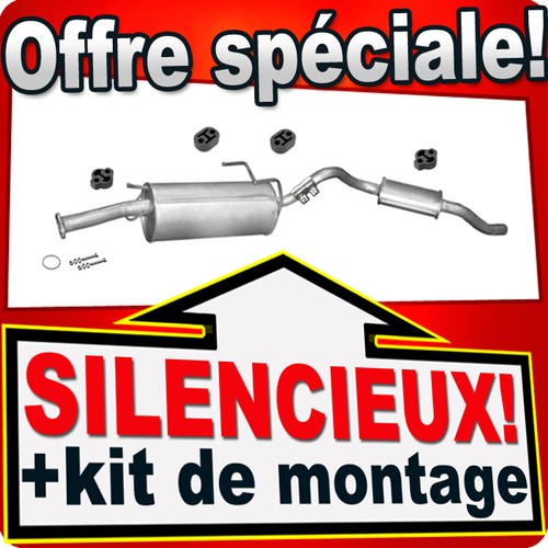 Silencieux arriere pour - pour, nissan