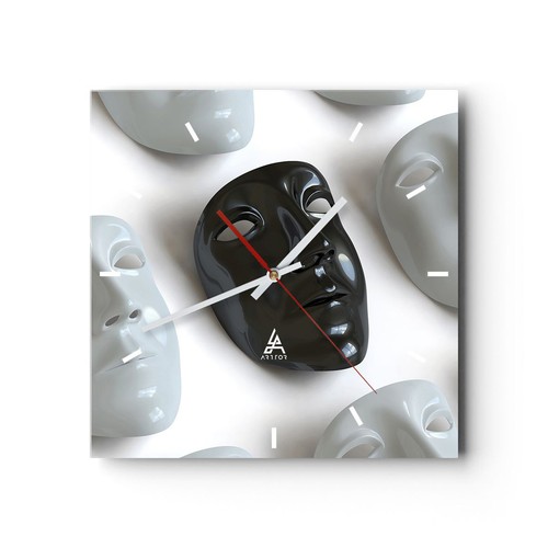 Horloge murale verre - murale, en