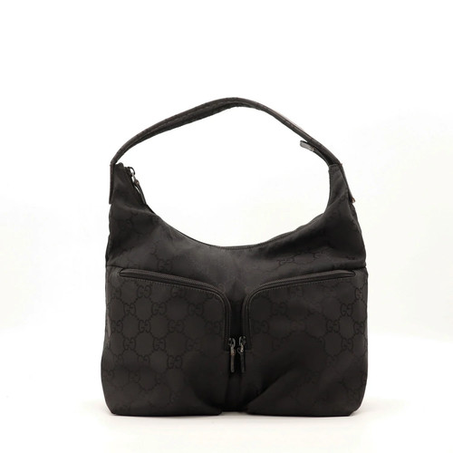 Sac gucci hobo nylon noir - sac,