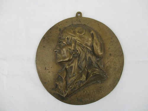 Bas relief bronze - en, ancien