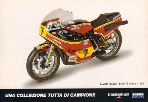 Carte postale moto suzuki rg - :,