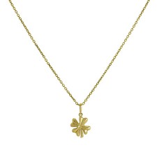 jewellerybox Collier et Pendentif Aile d'Ange en Or Jaune 9 Carats - 41 à 51cm