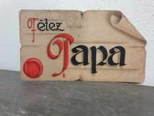 Ancien Carton Fête de pères