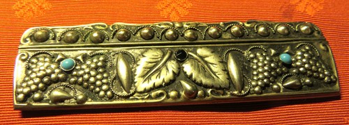 Peigne ancien etui argent - etui,