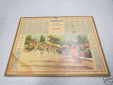 ALMANACH PTT calendrier des