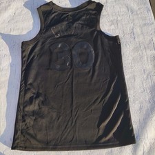 Maillot Black MVP Stephen Curry des Golden State Warriors NBA basketball 