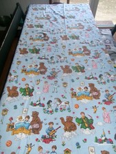 Vintage 1970 housse de couette Bonne nuit les petits coton épais  124 x 200 cm