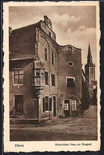 Carte postale düren maison - carte, düren,