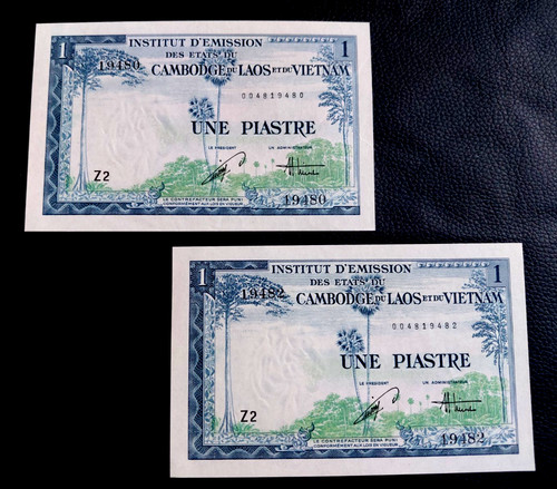 Indochine piastre 1954 - indochine,