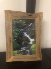 Ancien Cadre Photo Bois Contour Rustique Photo Torrent Jean Dufresne 