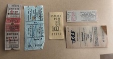 1 LOT DE TICKETS DE MÉTRO ET