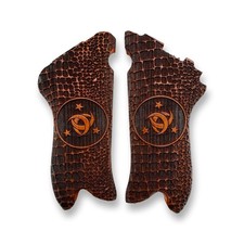 Poignées à carreaux en chêne Luger P08 - plusieurs couleurs