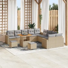 Ensemble de canapé de jardin polyrotin Mobilier Canapés Sièges terrasse vidaXL v