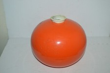 SEAU A GLACE GLACON FORME BOULE ORANGE PUB DUBONNET BISTRO BAR VINTAGE 1970
