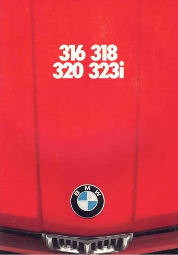 Catalogue brochure bmw 316 - 316, 318