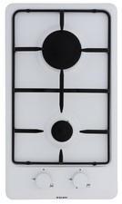 glem domino 2 feux gaz 30cm blanc gt32wh 