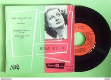 Ketty Rina 45T EP Chante encore dans la nuit (languette) 1964