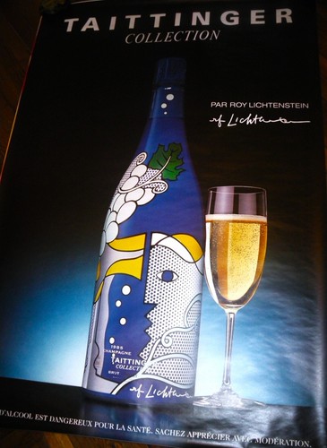 Taittinger champagne affiche - taittinger,