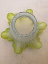 ANCIENNE TULIPE VERTE SUSPENSION MONTE BAISSE