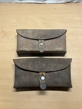 Lot De Deux Pochettes Cuirs Militaire Suisse 