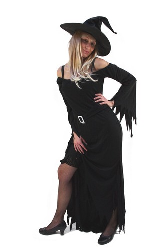 Costume sorcière noir avec - costume,