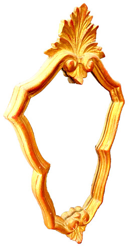 Petit miroir venitien bois - en,
