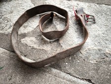 bretelle de mousqueton fusil Berthier cuir fauve poilu France WW1 WW2 1914 1940