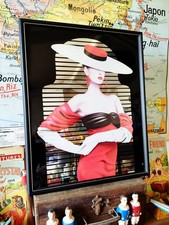 Cadre miroir Exotic Woman with