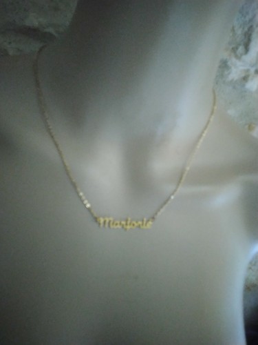 Collier ras coup prénom - ras,