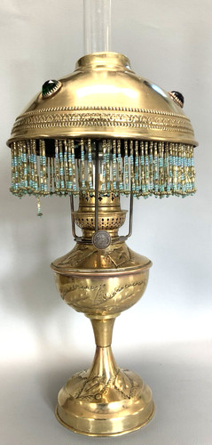 Jolie lampe pétrole - lampe, à