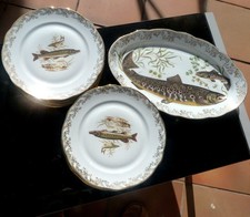 Service poisson porcelaine - service, à