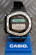 1992 CASIO ⌚️ ALT-6100 ✅ ALTIMETER THERMOMETER ► TWIN SENSOR Watch ? Japan