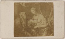 Photo d’après peinture Cdv PL52L4n22 Vintage Albumine