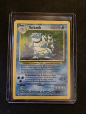 Carte Pokémon Tortank 2/102 Holo Set de Base Wizards Version FR