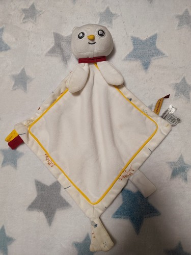 Doudou plat hibou chouette - hibou,