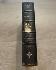 L'ART DE PROLONGER LA VIE OU LA MACROBIOTIQUE 1871 par C. W. HUFELAND MK 1335