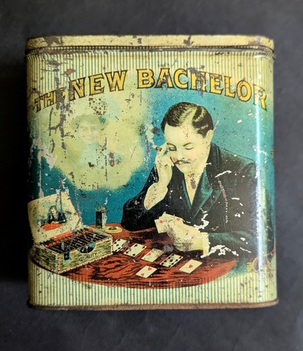 Boite tôle lithographiée tin