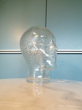 ANCIEN-TÊTE à chapeau-VERRE