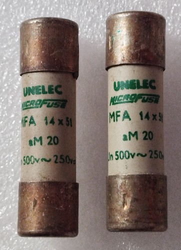 Unelec fusibles cartouches - 2,