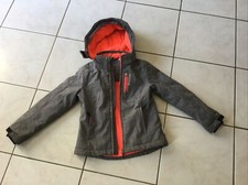 Blouson de ski,d’hiver NORTHVILLE taille 9/10 ans gris/orange fluo bon etat