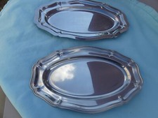 2 anciens  Plats de service