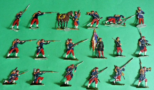 Plats étain zinnfiguren - d'étain,