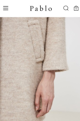 Manteau laine femme beige - , neuf