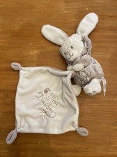 O Mon doudou Ours déguisé en Lapin mouchoir beige chiné blanc NICOTOY Simba Toys