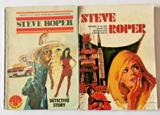 LOT 2 BD STEVE ROPER N° 2, 4 / RHODOS PRESSE - 1974 / GUERRE - DETECTIVE